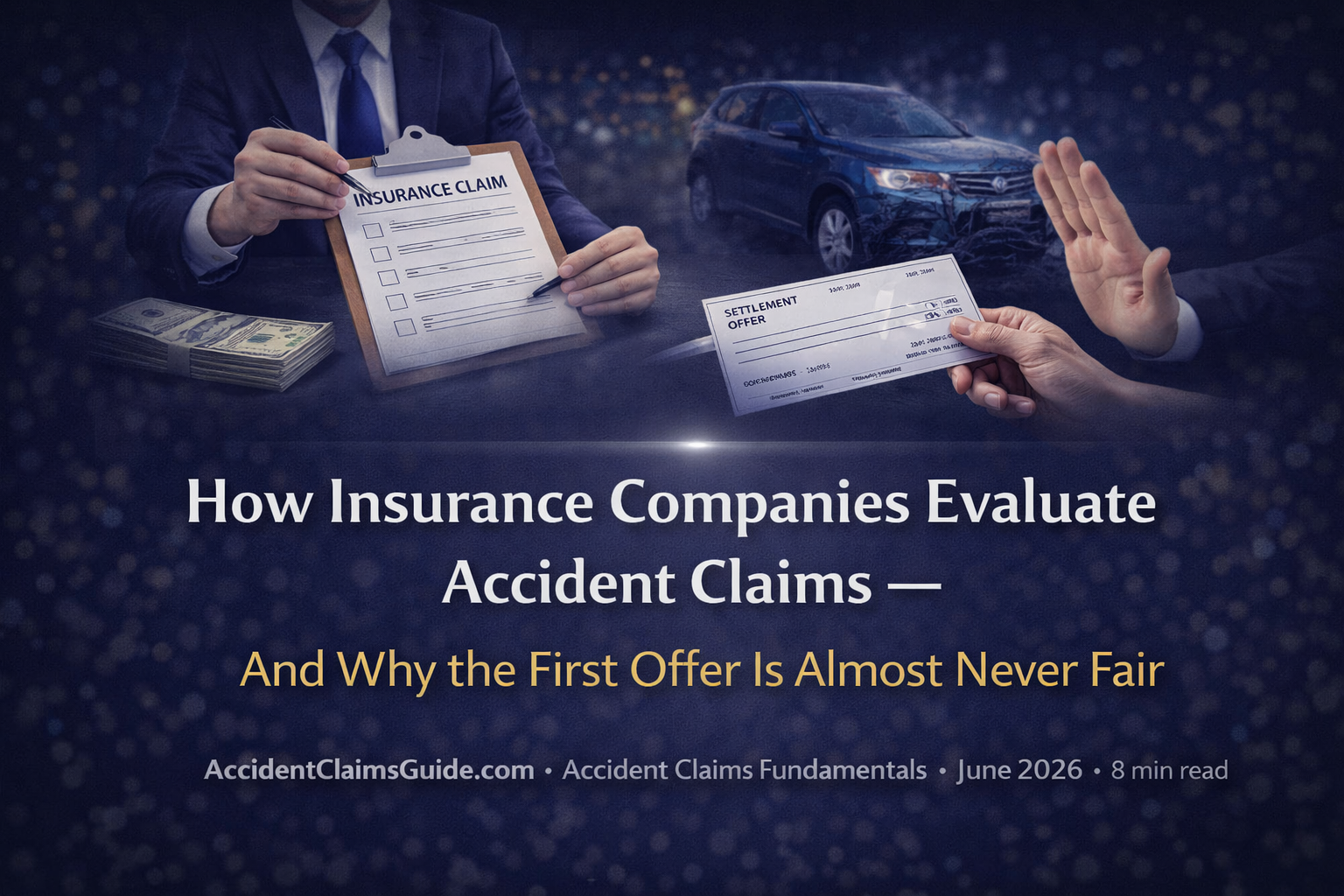 How Insurance Companies Evaluate Accident Claims — And Why the First Offer Is Almost Never Fair