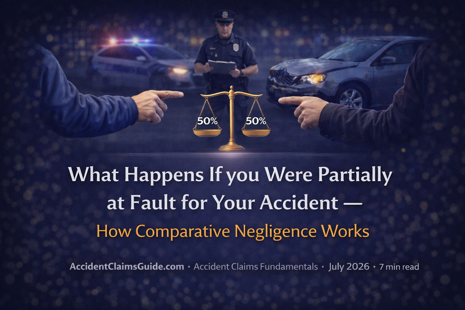 What Happens If you Were Partially at Fault for Your Accident — How Comparative Negligence Works